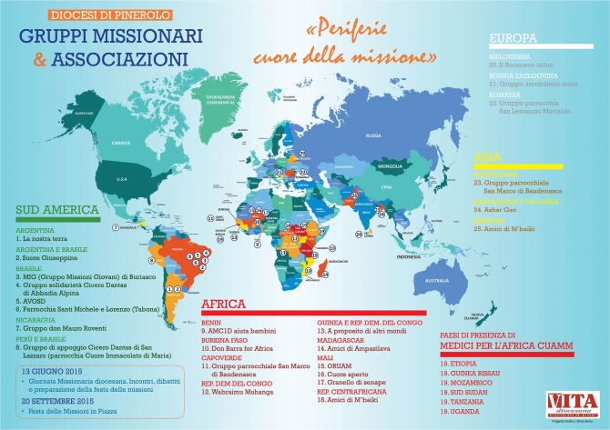Gruppi missionari pinerolesi nel mondo - CMD Pinerolo